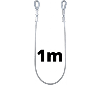 picture of Kratos Anchorage Steel Wire Rope Sling - 1mtr - [KR-FA6000610]