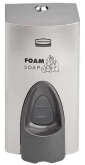 picture of Rubbermaid 800ml Rubbermaid Enriched Foam Soap Dispenser - Stainless Steel - [SY-1853755]