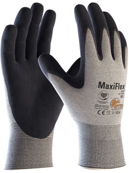 picture of MaxiFlex Elite 34-774B Ultra-lightweight ESD Grip Gloves - Black - Pair - ATG-34-774B