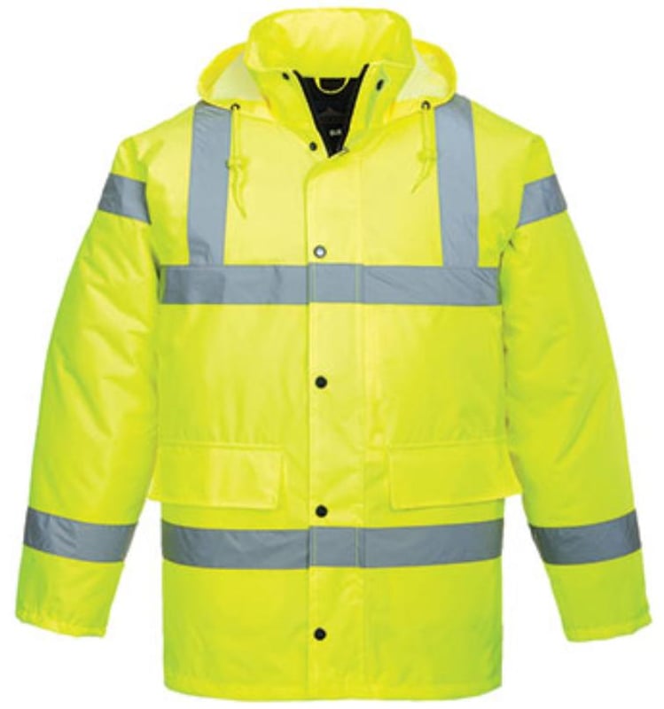 picture of Portwest - Hi Vis Breathable Yellow Jacket - Conforms to EN 471 Class 3 EN343 CLass3:2 - PW-S461YER