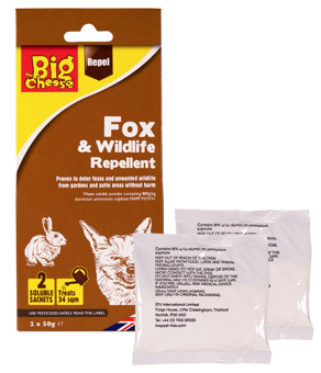 picture of The Big Cheese Fox & Wildlife Repellent Sachet - 50g x 2 - [BC-STV416]