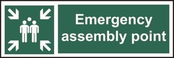 picture of Spectrum Emergency assembly point – RPVC 600x200mm - SCXO-CI-12393