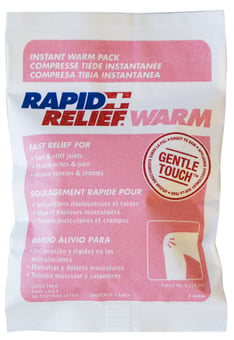picture of Rapid Relief Instant Warm Pack With Gentle Touch Technology 4" x 6" -  Small - [BE-RA44346]