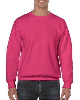 picture of Gildan Heavy Blend 50/50 Unisex Heliconia Pink Sweatshirt - BT-18000-HLC