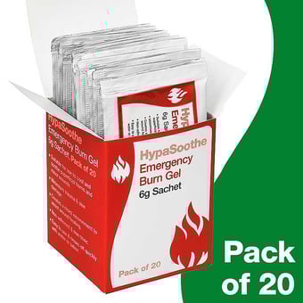 picture of HypaSoothe Emergency Burn Gel -Sachet - 6g - Pack of 20 - [SA-D8163PK20]