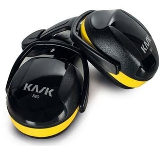 picture of Kask - Yellow SC2 Earmuffs - Universal Size - [KA-WHP00005]