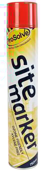 picture of ProSolve Sitemarker Aerosol Line Marking Paint - 750ml -  Red - [PV-PVSMR7A]