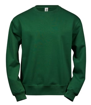 Tee Jays Men s Power Sweatshirt Brushed Inside Forest Green BT TJ5100 FGRN