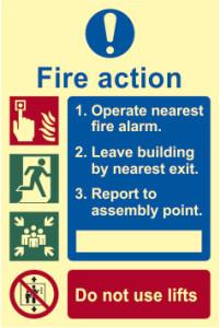 Picture of Spectrum Fire Action Procedure - PHO 200 x 300mm - SCXO-CI-0201