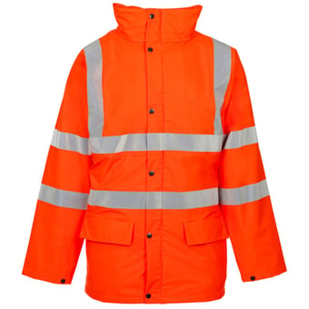 Picture of Orange Storm-Flex PU Parka Jacket - Breathable - ST-37781