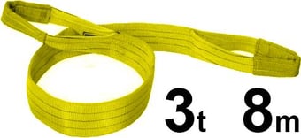 picture of LashKing - Polyester Webbing Sling - 3t W.L.L - Length: 8mtr - [GT-DWS3T8M]
