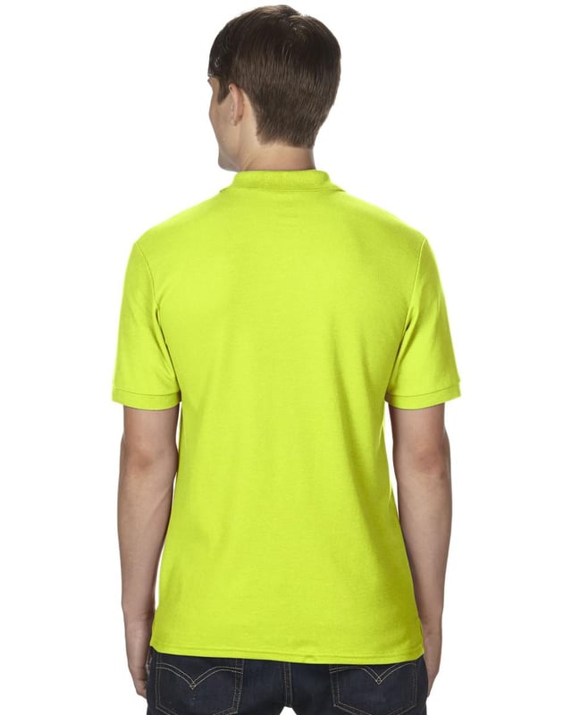 picture of Gildan DryBlend® Adult Double Piqué Safety Green Polo Shirt - BT-75800-SFGRN