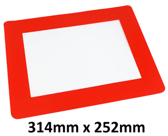 picture of Heskins ColorCover Self-Adhesive Custom Signs Red - 314mm x 252mm - [HE-H6907R-314]