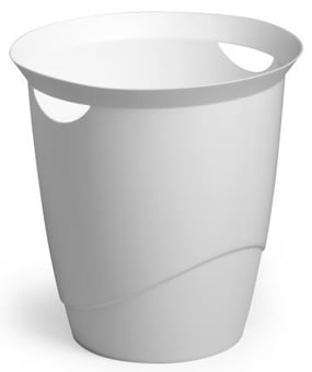 Picture of Durable - Waste Basket Trend 16 L - 315 Dia x 330 mmH - White - Pack of 6 - [DL-1701710010]