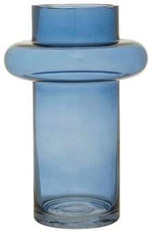 picture of Cabrina Small Glass Vase Blue - [PRMH-BU-X1411X493]