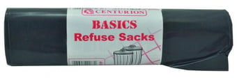 Picture of Refuse Sacks - Basics - 80 Litre - 100 Gauge 18" x 29" x 34" - Pack of 10 - [CI-MI71P]