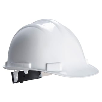 Picture of Portwest - Expertbase Wheel White Safety Helmet - [PW-PS57WHR]