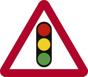 Picture of Spectrum 600mm Tri. Dibond ‘Traffic Lights’ Road Sign - Without Channel - [SCXO-CI-13074-1]
