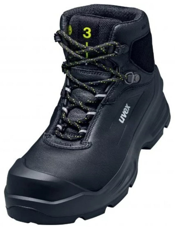 picture of Uvex 3 Lace-Up Safety Boots Black S3 CI SRC - TU-68742