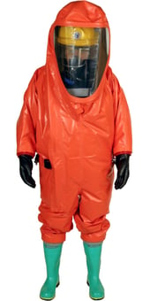 picture of Respirex GTB Reusable Gas Tight Suit - Type 1A-ET - Manufactured in Viton®/Butyl/Viton® - Tested to EN464 - RE-GTB