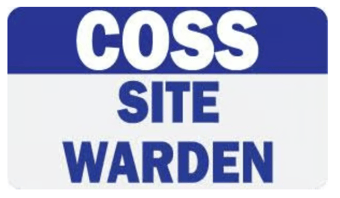 Picture of COSS Site Warden Combination Insert Card for Professional Armbands - [IH-AB-CSW] - (HP)