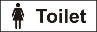 Picture of Spectrum Toilet Ladies - RPVC 300 x 100mm - SCXO-CI-13948
