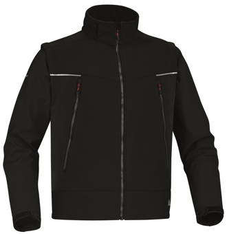 picture of Delta Plus ORSA 2 in 1 Softshell Jacket Black - LH-ORSANO
