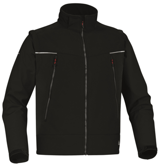 Picture of Delta Plus ORSA 2 in 1 Softshell Jacket Black - LH-ORSANO
