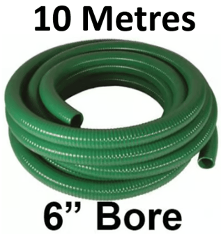 picture of Medium Duty Suction Hose 6" Bore - 10 Metres - [HP-MDS600-10]