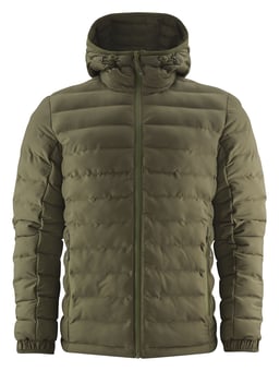 picture of James Harvest Woodlake Heights Padded Jacket - Moss Green - BT-HAR2111037-H704