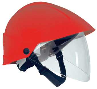picture of CATU Electrician Helmet With Integrated Face Shield - 52-64cm - [BD-MO-185-R]