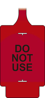 Picture of AssetTag Flex - Do not use 1 (Pk 50 Red) - [SCXO-CI-TGF0550R]