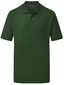 Picture of UCC 50/50 Medium Weight Bottle Green Pique Polo - BT-UCC003-BTLGRN