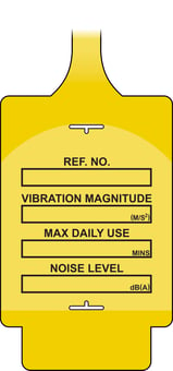 Picture of AssetTag Flex - Vibration Control - Yellow - Pack of 10 - [CI-TGF0310Y]