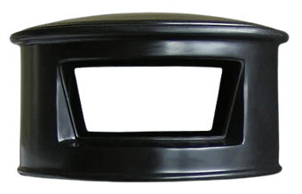 picture of Melba Swintex Replacement Top For Copperfield Litter Bins - Black - [MLB-2COPTOP]