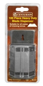 picture of Heavy Duty Trimming Knife Blade Dispenser - 100 Pieces - [CI-BL41P]