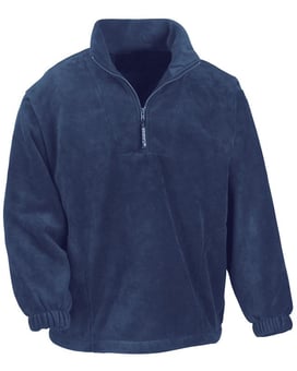 picture of Result Heavyweight Polyester Active Fleece - Navy Blue - BT-R33XNAVY