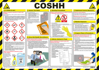 picture of COSHH Poster - 590 x 420Hmm - [SA-A704]