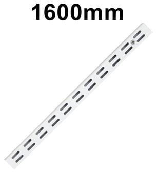 picture of BiGDUG TwinSlot Shelving Light-Duty White Upright - 1600mm High - [BDU-TSWU16]