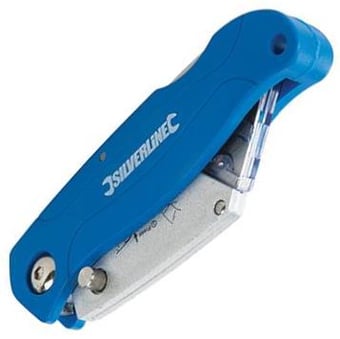 picture of Lock-Back Utility Knife With Quick Release Button - [SI-699155] - (NICE)