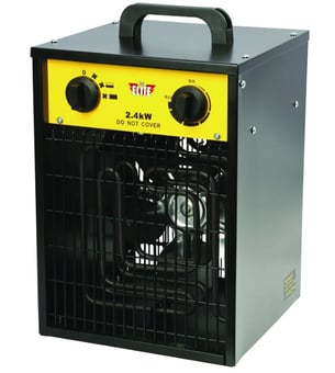 picture of Elite Heat Fan Heater 2.4Kw - 240 Volt with 13amp Plug - [HC-EHFH2402.4KW]