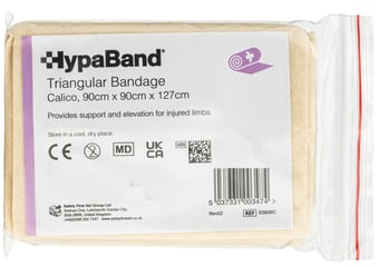 picture of HypaBand Triangular Non Sterile Bandage - 90x90x127 - [SA-D3936C]