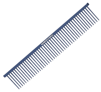 picture of Wow Grooming The Neat Teflon Coated Finish Dog Comb 8 Inch - [WG-NEAT]