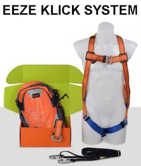picture of ARESTA Restraint Kit MEWP KIT 3 With EEZE KLICK SYSTEM In Backpack - Single Point - EN361 EN358 EN362 - [XE-AK-M03]