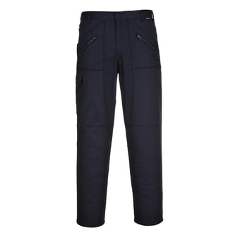 Picture of Portwest Superior Navy Blue Comfort Action Trousers - Tall Leg 33 Inch - 245g 9 - PW-S887NAT
