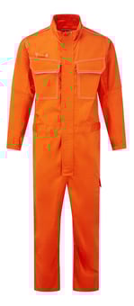 picture of Portwest BZ523 - Bizweld Work FR Coverall - Orange - PW-BZ523ORR
