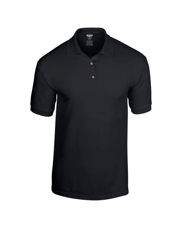 picture of Gildan DryBlend® Adult Jersey Polo - Black - BT-8800-BLK