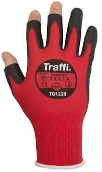 picture of TraffiGlove Metric 3 Exposed Fingertips Gloves - TS-TG1220