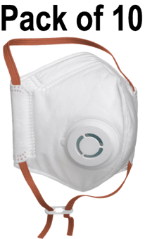 picture of AIR+ FFP2 Valved Foldable Smart Mask - Pack of 10 - [AR-700000]