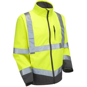 picture of Leo Buckland - Yellow Softshell Jacket - LE-SJ01-Y